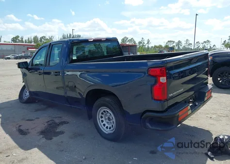 2021 Chevrolet Silverado 1500 2Wd Double Cab Standard Bed Wt z USA, uszkodzony, nr VIN 1GCRWAEH2MZ206352
